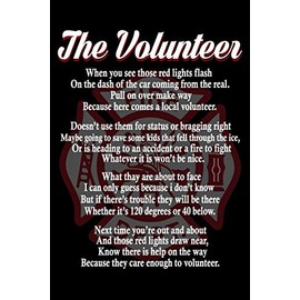 The Volunteer When you see those red lights flash on the dash of the car coming from the real: Firefighter Gifts For Men | Firefighter Gifts For Women ... Training Hours, Run activity, work log, etc.