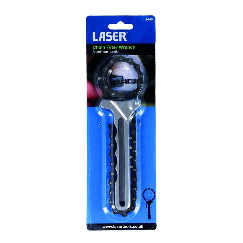 Laser 2645 Oil Filter Wrench - to 125mm Dia