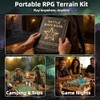 DND Battle Map Book – 40 Reusable Wet/Dry Erase Mats,