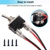 TWTADE Latching Rocker Toggle Switches 4 Pin 2 Position ON/Off