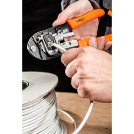 Neo Crimping Tool for Telephone Plug 4 P, 6 P, 8 P, 01-501