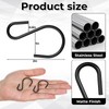 Eldraqth 30pcs 2 Inch S Hooks for Hanging Small Heavy