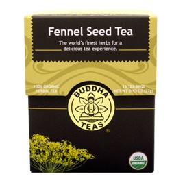 Buddha Teas Fennel Seed Tea, 18 Count (Pack of 6)