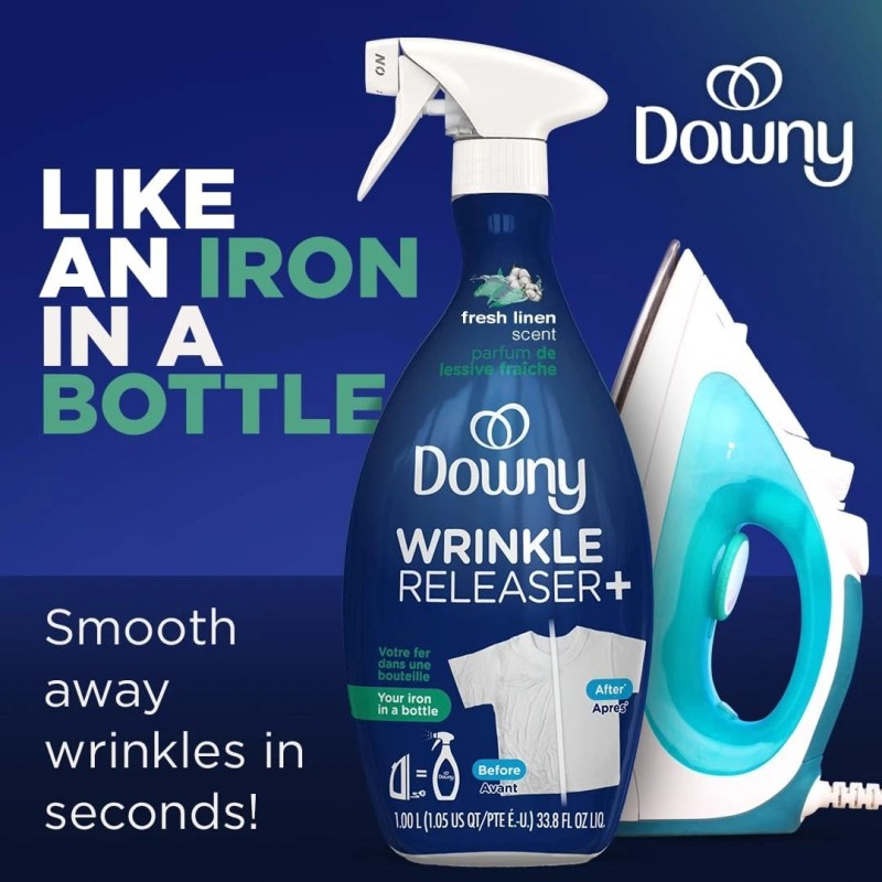 Downy Wrinkle Releaser Spray Travel Size 3oz 2 Pack Odor