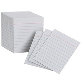 OXFORDS MINI INDEX CARDS WHITE by ESSELTE CORPORATION
