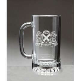 Fitzgerald Irish Coat of Arms Beer Mug with Lions