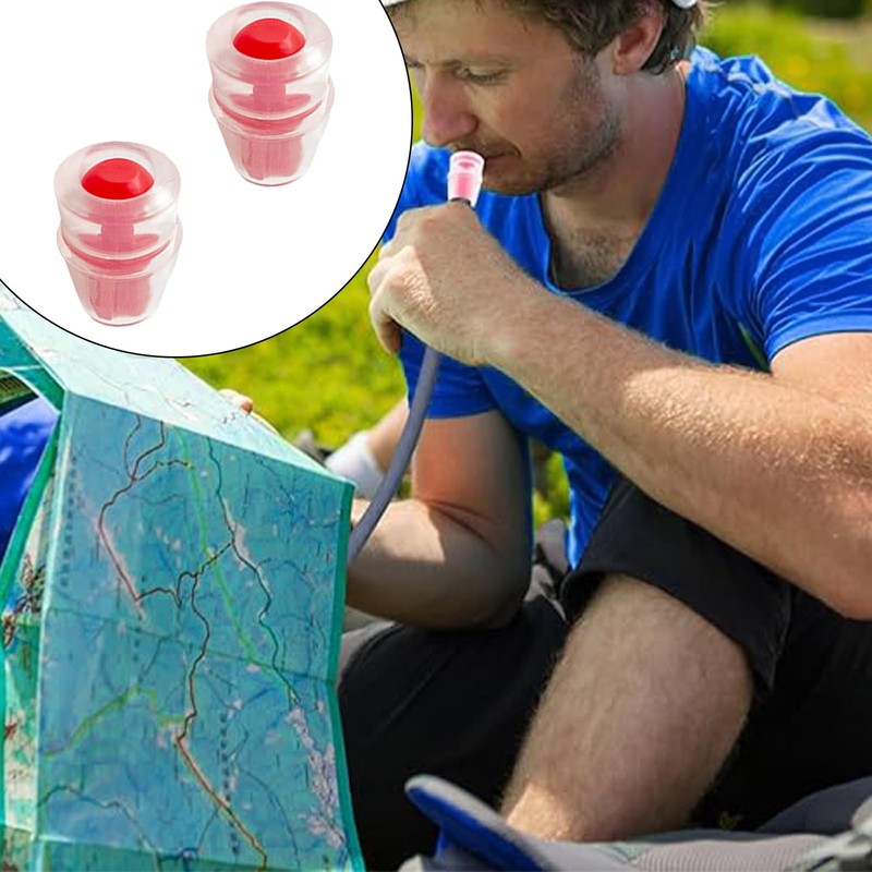 6-Pack Bite Valve Replacement Sheath - Silicone Hydration Pack Bite