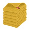 Elegant Comfort 100% Turkish Cotton 6-Pack Waffle Premium Kitchen Towels