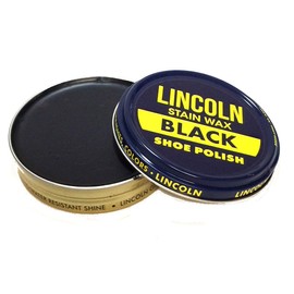 Lincoln Stain Wax Shoe Polish - 2.5 Ounces (Black)