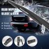 X AUTOHAUX Car Rear Windshield Wiper Blade Arm Set for