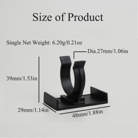 40 Stück Zehenklammern, Schrankfußschnallen, Schranknivellierer, Sockelklammern, Möbelbeine, Sockelbrett-Schnappverschluss, Möbel-Stuhlbeine, Schrank-Clips für Regale, Beinnivellierer, Bein-Clips