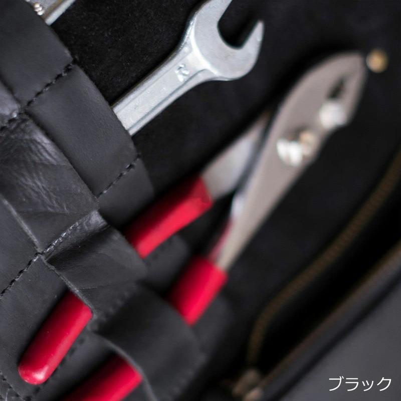 Trip Machine TOOL ROLL Tool Bag Tool Holder Case (Black)
