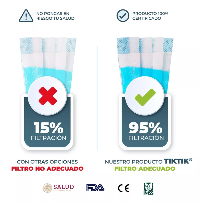 TTP Genérico Caja De 50 Cubre Bocas Tricapa Infantiles Niño