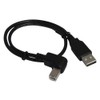 YCS basics 18 inch USB 2.0 Right Angle Printer/Scanner Cable