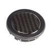 Steering Wheel Horn Button 50mm Diameter Carbon Fiber Universal for