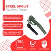 Steel Spout with Rubber Spout - Green Rigid Metal Design,