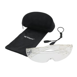 MCWlaser CO2 Laser Safety Protective Goggles Glasses 10600nm CE OD5+ Eyewear For CO2 Laser Engraver Cutter Beauty Treatment absorption type EP-4 Style 6