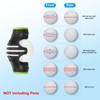 PATIKIL 2 Pcs Golf Ball Marker Stencil 360 Degree Triple