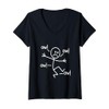 Womens Ow Ow Ow Character V-Neck T-Shirt