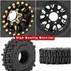 BRCatWPark 1.0 Beadlock Wheel and Tires with Adjustable Offset for