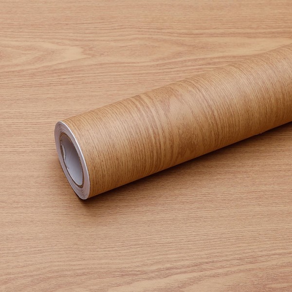 FEILAYS Wood Grain Contact Paper Peel and Stick Wallpaper Self