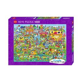 Doodle Village Puzzle 1000 Teile