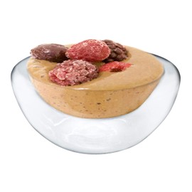 NERTHUS FIH 661 661 Double Wall Ice Cream Bowl 175 ml Ideal for Desserts, Crystal, Transparent