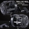 Sougayilang Round Baitcasting Fishing Reel,Saltwater Inshore Surf Trolling Reel,Conventional Reel