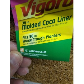 Vigoro 36" Horse Trough Planter Liner.  Lot Of 2