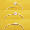 White Plastic Chain Connector for Beaded Chain for Roller Shades