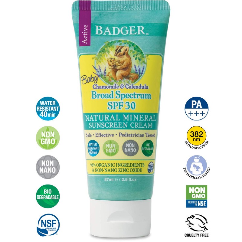 Badger | Sunscreen Baby SP30 | 1 x 87ml