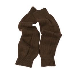 Cashmere Boutique Long Leg Warmers for Women and Girls – Perfect for Any Occasion, Stylish, Fancy, Super Warm & Comfy Winter Leg Warmer Socks - Brown, One Size