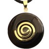 Steinfixx® - Obsidian Gemstone Donut Optional as a Necklace with