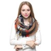Belle Dame Plaid Tartan Infinity Loop Circle Scarves For Women