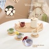 IEATFO Tea Party Set for Kids Wooden Tea Set for