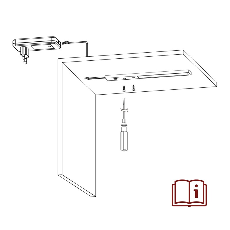 kalb Slim CCT Under-Unit Light with Colour Changing and Dimming