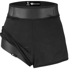 Women's Wet-Suit Boardshorts | 1.5mm Smooth Skin Neoprene Watersports Shorts/Pants | Womans | Buoyancy Swim Shorts | Swim Jammers | Trunks | Compression Shorts| (Medium) Black