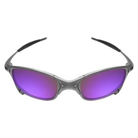 Mryok Replacement Lenses for Oakley Juliet Options, Polarised - Plasma Purple