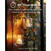 Homemory Timer Tea Lights Candles Battery Operated, 6H Timer Built-in,