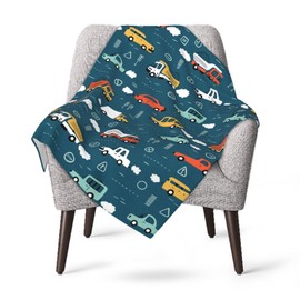 Jbofyee - Manta de forro polar para todas las estaciones, ultra suave y cálida, para el hogar, cama, sofá, silla, viajes, camping, 40 x 30 pulgadas