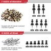 Beaspire Cordless Drill Electric Rivet Gun Adapter, 2-in-1 Rivet Nut