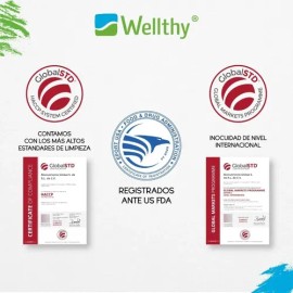 Wellthy Café Keto 360g. Soluble Adicionado Con Mct Clásico                                                                                            
