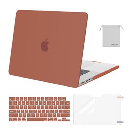 MOSISO Compatible with MacBook Pro 16 inch Case 2025 2024 2023 2022 2021 M4 M3 M2 M1 A3403 A3186 A2991 A2780 A2485 Pro Max, Plastic Hard Shell&Keyboard Cover&Screen Film&Storage Bag, Garnet Red