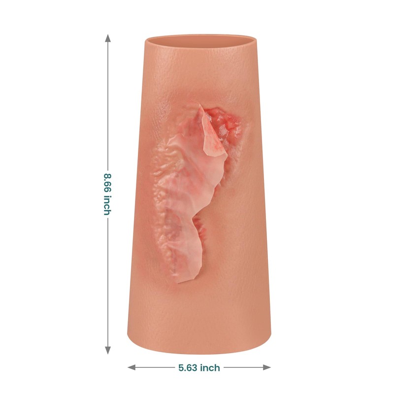 MedEduQuest Abrasion Wound Care Training Sleeve, Wound Packing Trainer for