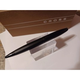 CROSS CALAIS CARBON MATTE BLACK AND GUNMETAL BALLPOINT PEN BRAND NEW DAD GIFT
