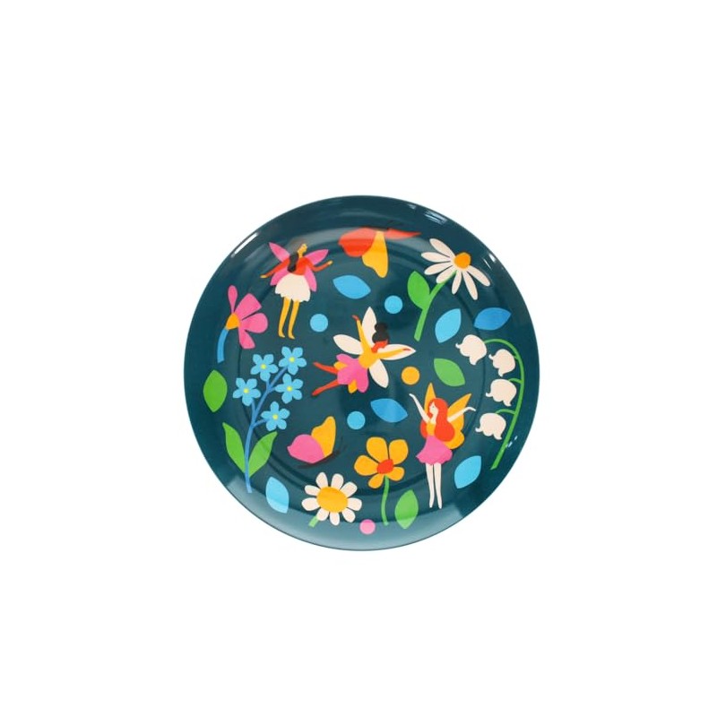 Rex London Children's Melamine Plate - Fairies in The Garden