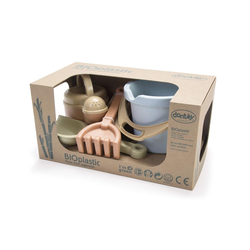 Dantoy Organic Toy Play Set, Eco-Friendly Sugar Cane Toy