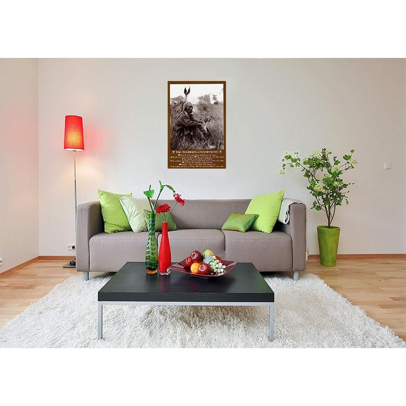 Studio B Laminated Ten Indian Commandments Native American Poster 24x36