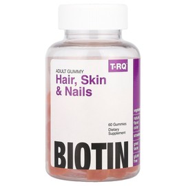 T-RQ TRQ Adult Gummy Hair Skin & Nail Strawberry Flavor 60 Supplement, 1 ea, 60 tablets / T-RQ 티알큐 성인 구미 헤어 스킨 앤 네일 딸기향 60 보충제, 1개, 60정