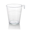 BarConic 2oz Clear Plastic Shot Glass with Hook